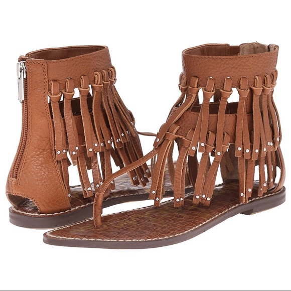 Sam Edelman Shoes - Sam Edelman Griffen Fringe Sandals 8/5